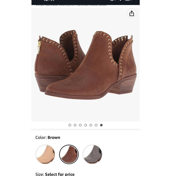 Women’s Vince Camuto Prafinta Ankle Booties - Picture 11 of 11